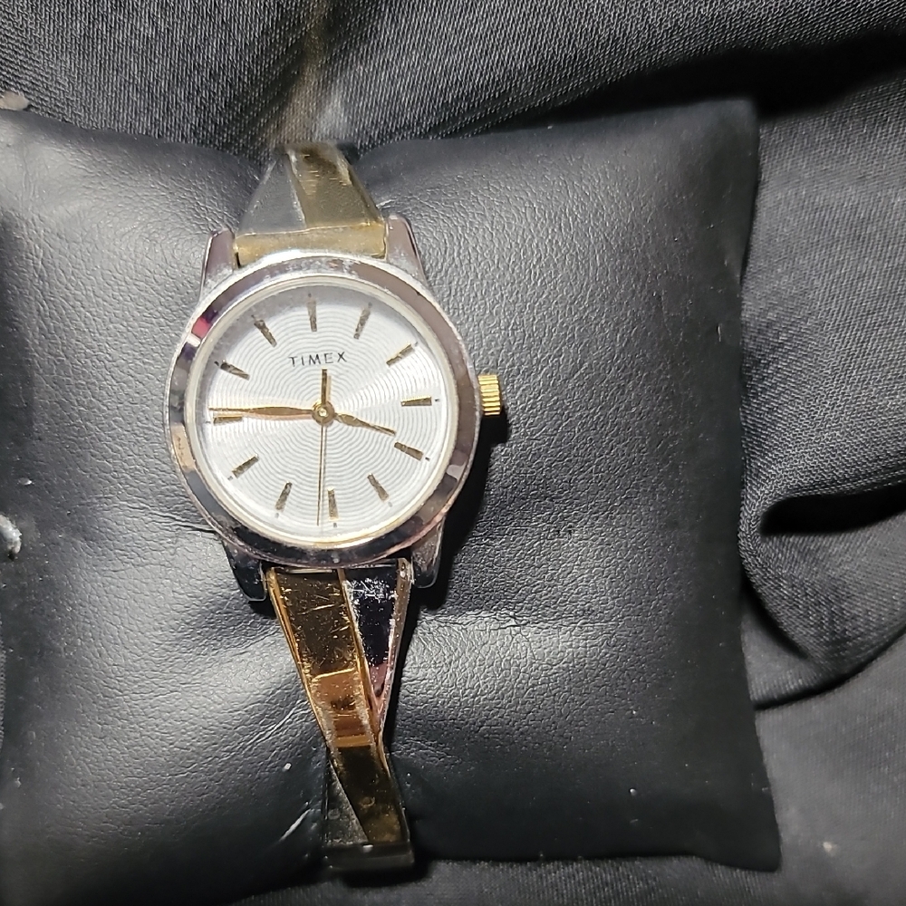 Timex Women's Two-Tone Gold and Silver Watch